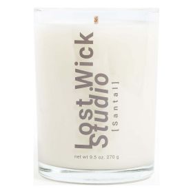 Lost Wick Studio - Santal, Premium Scented Candle with Organic Coconut Wax, 9.5Oz