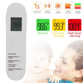 No-Touch Forehead Thermometer LCD Digital Infrared Thermometer for Adults/Kids