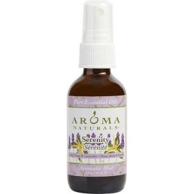 SERENITY AROMATHERAPY by Serenity Aromatherapy AROMATIC MIST SPRAY 2 OZ. COMBINES THE ESSENTIAL OILS OF LAVENDER AND YLANG YLANG TO ENHANCE INNER BALA