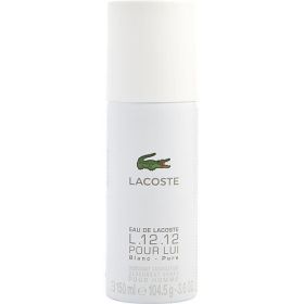 LACOSTE EAU DE LACOSTE L.12.12 BLANC by Lacoste PURE DEODORANT SPRAY 3.6 OZ