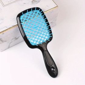 Womens Hair Massage Scalp Brush Reduce Hair Loss And Dandruff 1 Scalp Massage Wide Tooth Air Cushion Comb High Quality Comb Comb (Colour: Blue)