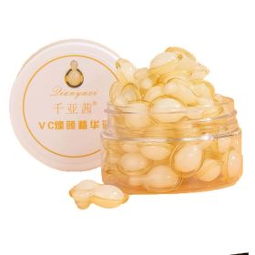 Vitamin C Facial Capsules Essence Anti-wrinkle Aging Whitening Shrink Pores Moisturizing Nourish Capsule Face Care (NET WT: Vitamin C, Color: 50Units)